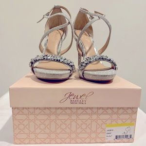 Badgley Mischka Rhinestone 4 1/2” Heels - 7